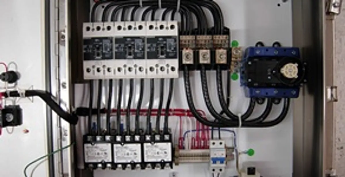 Electrical panel installation with organized circuit breakers and wiring in Charlotte, NC