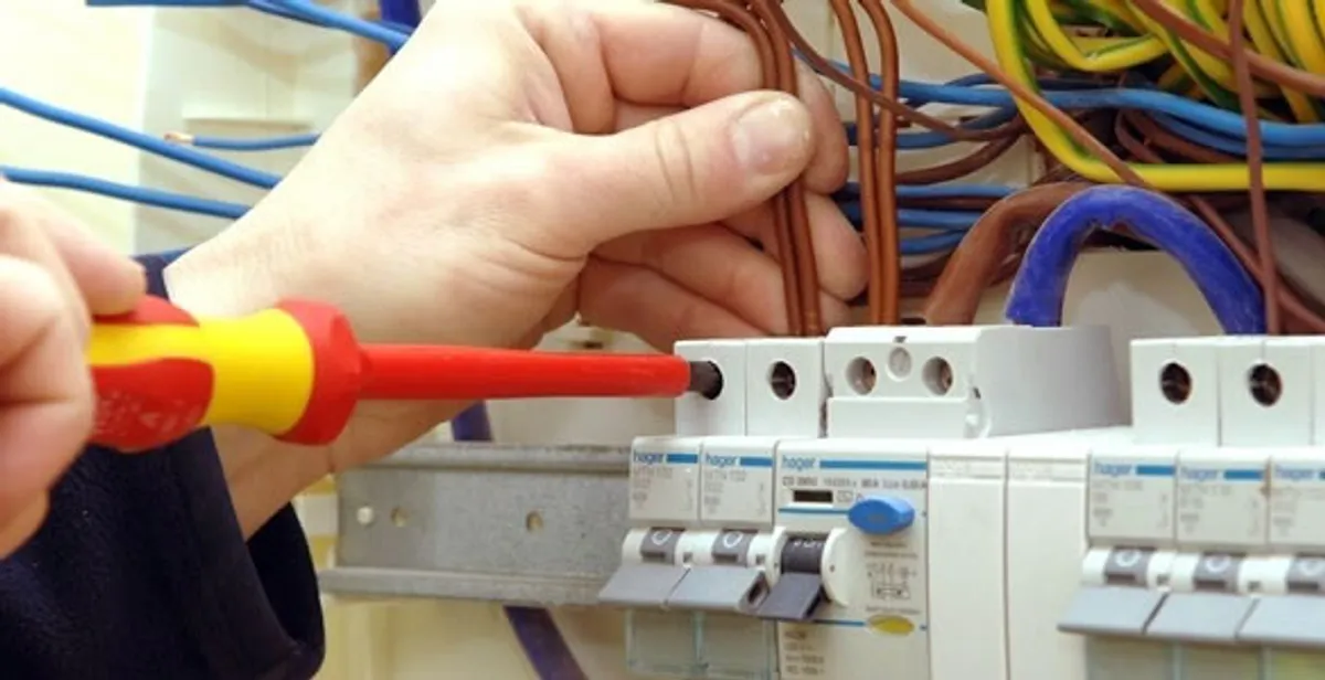 electrician services performing professional electrical panel wiring and connections in Charlotte, NC