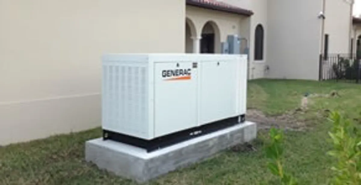 generator installation service showing standby generator professionally installed for residential power backup in Charlotte, NC